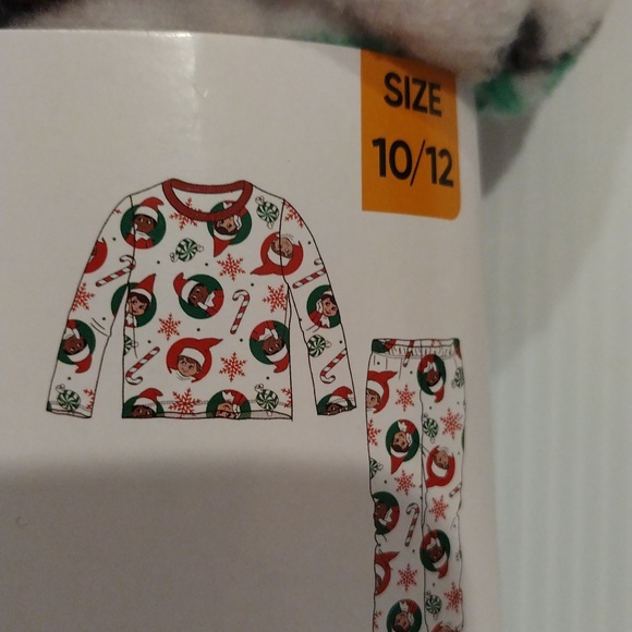 - Elf on the shelf 2 piece fleece pajama set unisex - Picture 4 of 5